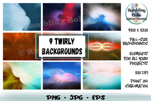 9 Twirly Backgrounds: A Design Asset That Brings Energy to Any Project