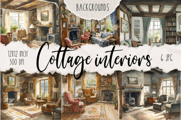 Bring the Countryside Home: English Cottage Interiors Backgrounds