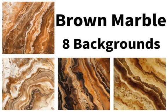 Brown Marble Backgrounds: A Designer's Earthy Ally