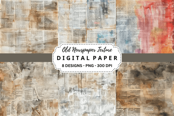 Capturing Nostalgia with Old Newspaper Texture Backgrounds