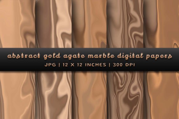 Elevate Your Brand with Abstract Gold Agate Marble
