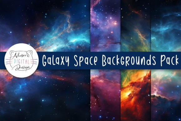 Galaxy Space Backgrounds Pack: Beyond the Standard Gradient