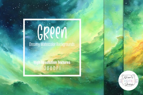 Green Dreamy Watercolor Backgrounds: A Designer's Guide