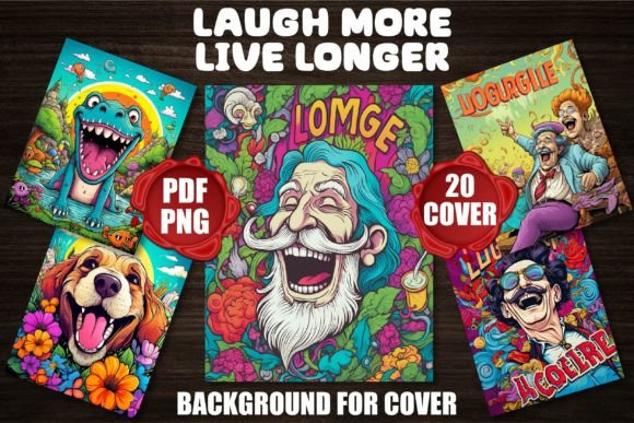 Laugh More Live Longer Backgrounds: A Designer's Joyful Toolkit