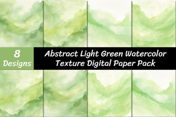 The Organic Appeal of Green Watercolor Texture Backgrounds