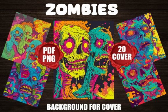 Unleash the Undead: High-Resolution Zombie Backgrounds for KDP